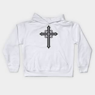 Cross of Jesus Christ and crown of thorns Kids Hoodie